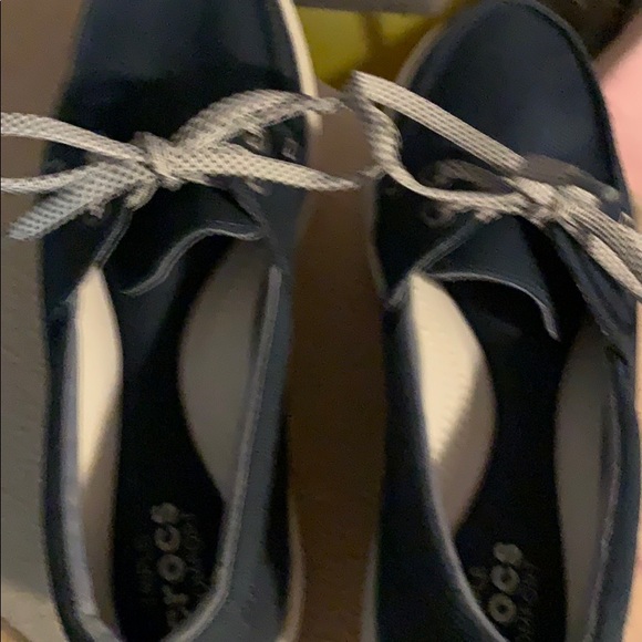 Size 7 w Women’s croc boot shoes NT but New - Picture 3 of 4